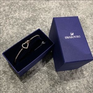 Swarovski heart bracelet